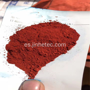 Polvo de color cerámico rojo de óxido de hierro